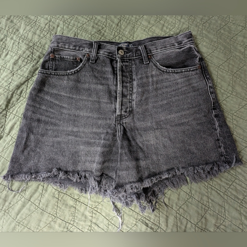 A&F Cutoff Denim Shorts